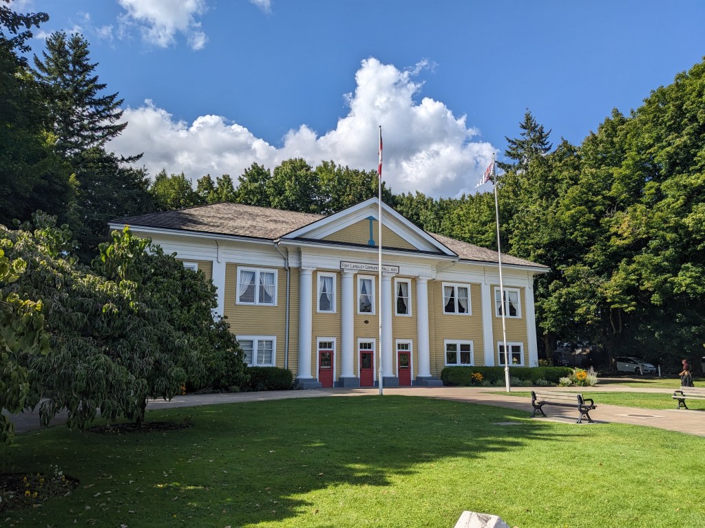 Fort Langley and a quick dash to the UK